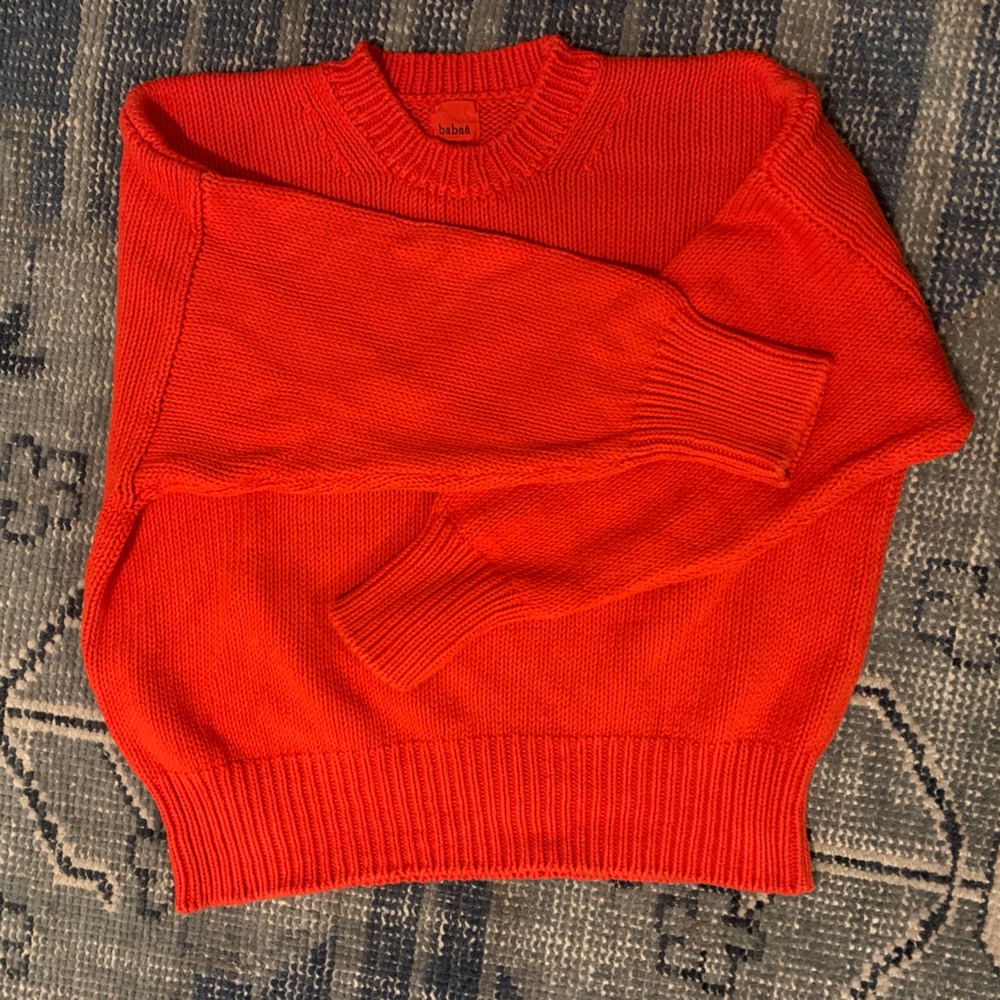 Babaa No. 16 Cotton Crew Neck Sweater